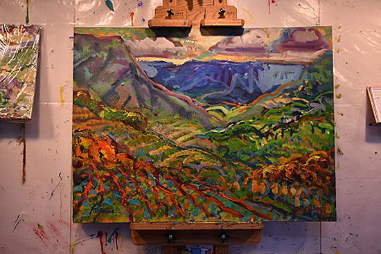Eric Fitzpatrick's gallery and studio
