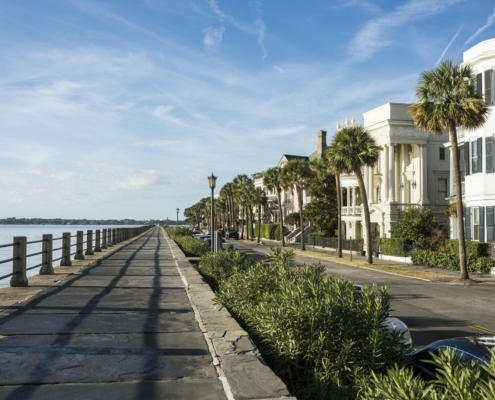 Historic waterfront in Charleston, South Carolina
