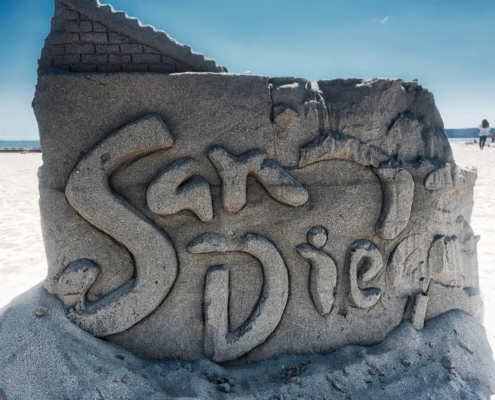 San Diego sand castle