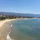 View of Santa Barbara leadbetter beach
