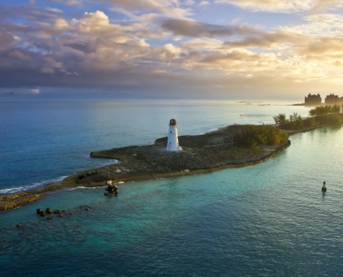 nassau, bahamas at dawn