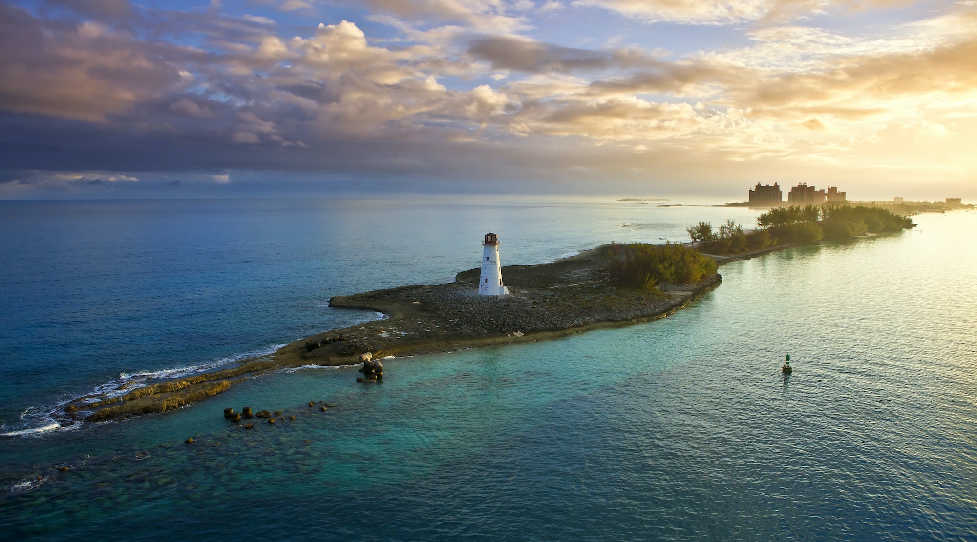 nassau, bahamas at dawn